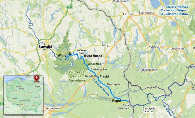 Czarna Hańcza spływ kajakowy mapa – uniknij problemów w trakcie wyprawy Czarna Hańcza spływ kajakowy mapa – uniknij problemów w trakcie wyprawy